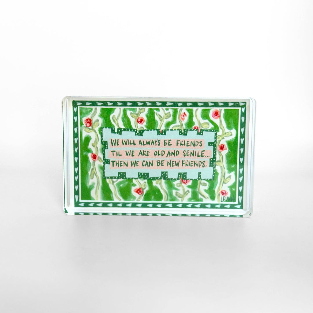 Lauren Dunn - New Friends Acrylic Block