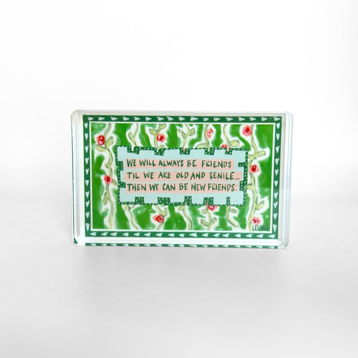 Lauren Dunn - New Friends Acrylic Block