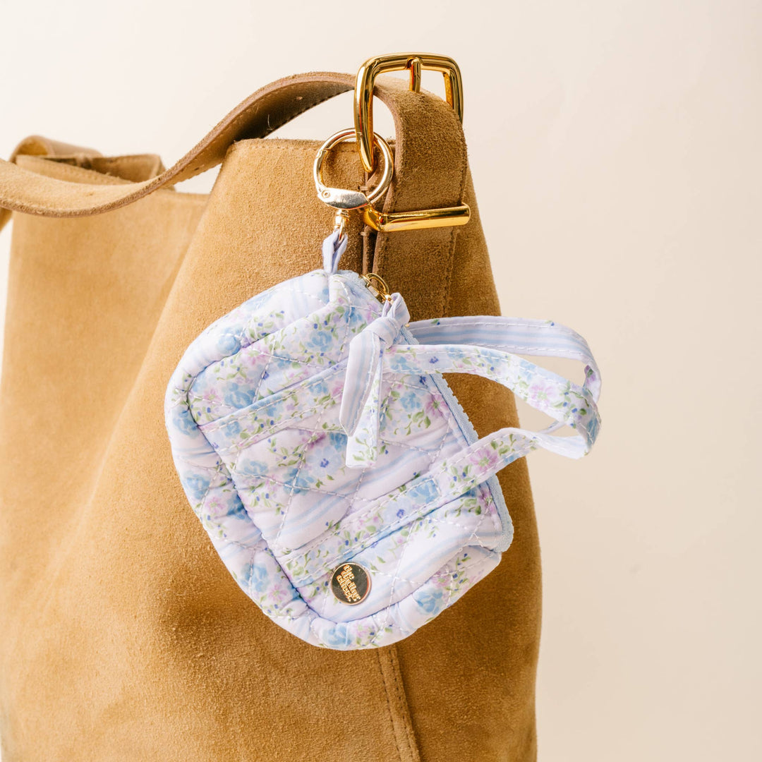 The Darling Effect - Itty Bitty Duffle Bag Charm-Petal Parade Blue
