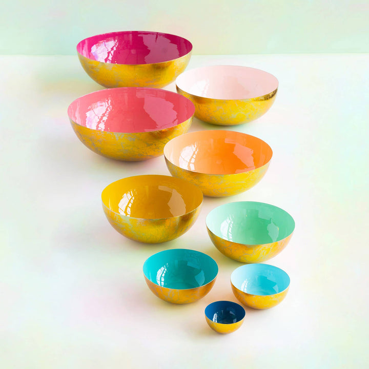 Glitterville Rainbow Nested Bowl, Enameled/Stainless, (9 sizes)