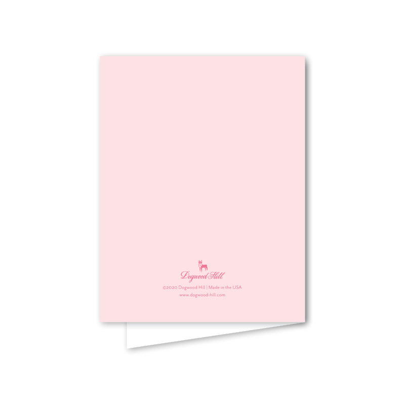 Dogwood Hill - Woodland Baby Pink: Single Card