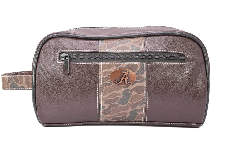 Zep-Pro - Alabama Crimson Tide Men's Camo Dopp Kit.: Brown/Tan