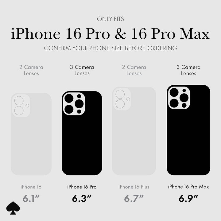 Case-Mate - Kate spade new york iPhone 16 Pro/Pro Max Lens Set in Stone: Set In Stone