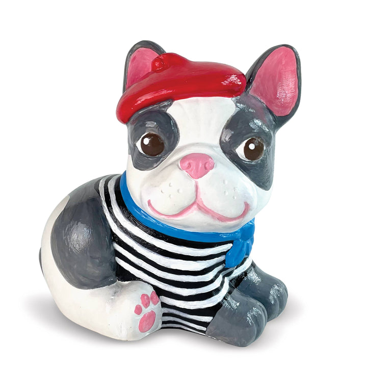Bright Stripes - Paint A Pet - Frenchie