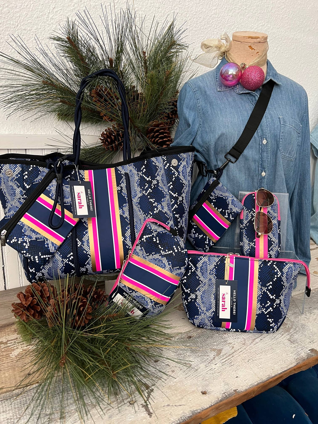 TAYLOR GRAY - The Sarah Large Neoprene Makeup Bag | shoptaylorgray