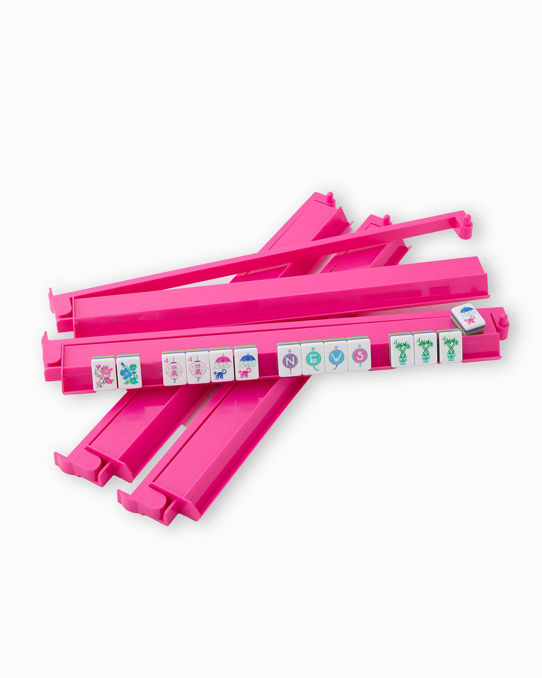 Oh My Mahjong - Hot Pink Rack & Pusher Set
