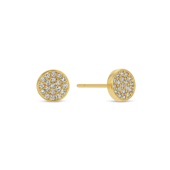 Splendid Iris - Pave Velvet Stud Gift Set: Gold