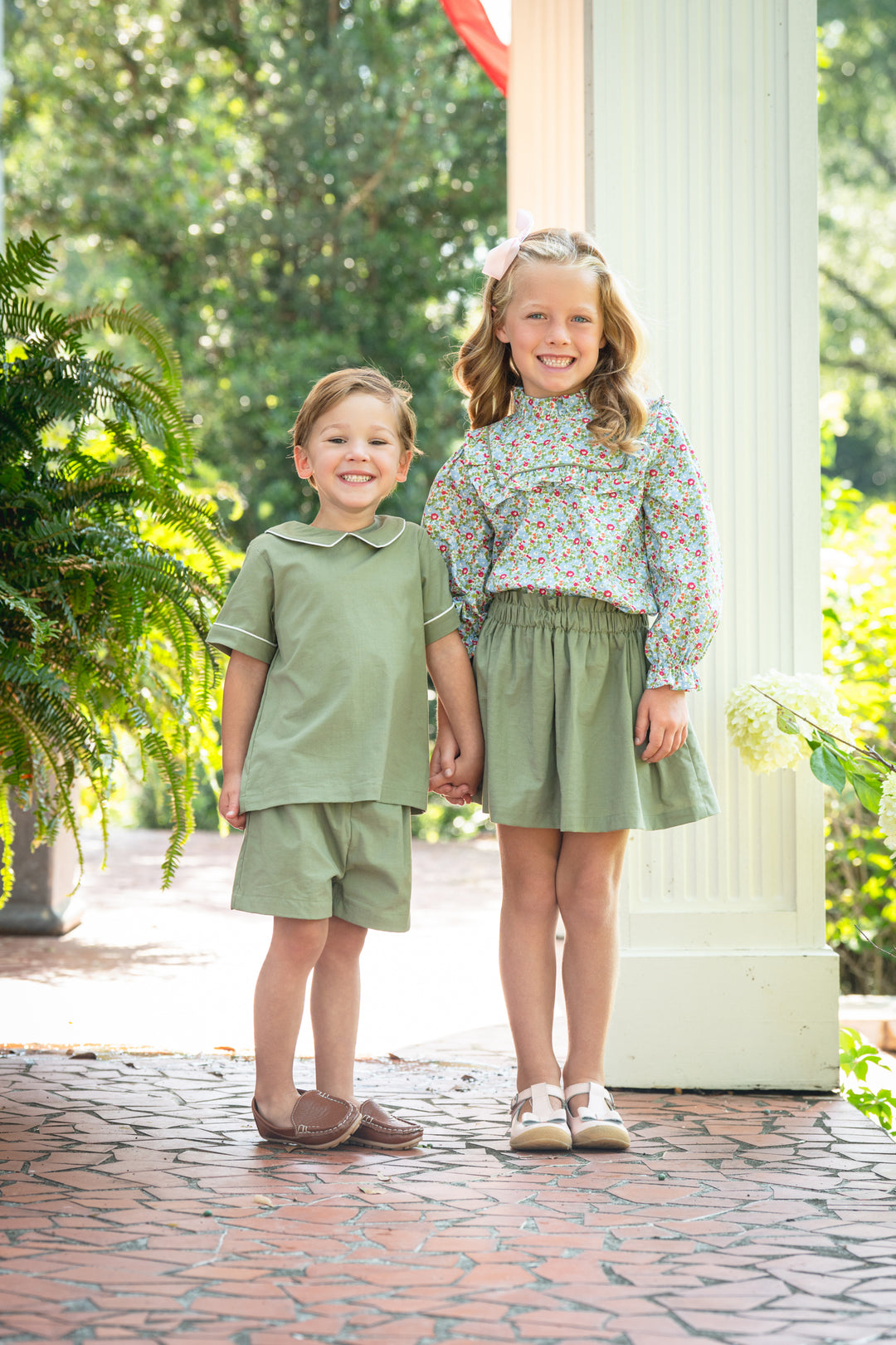 Timothy Evergreen Short Set