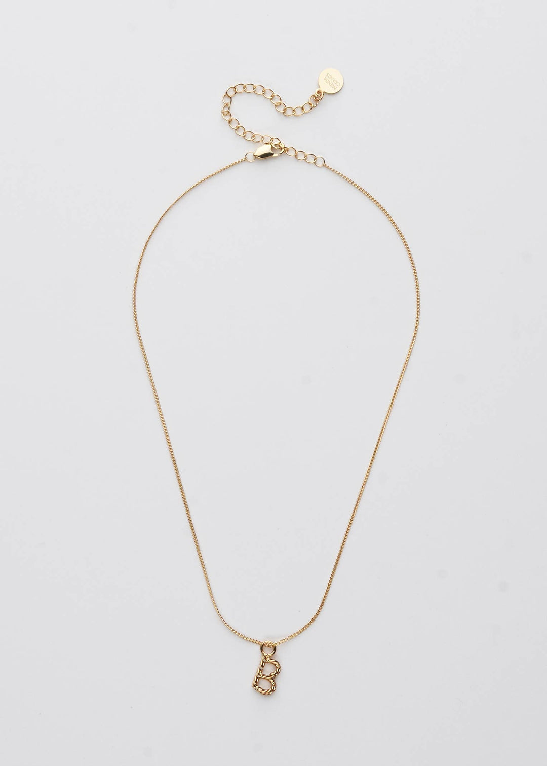 Aspen Initial Mini Necklace: Holiday Favorite!: L / 14"+3"