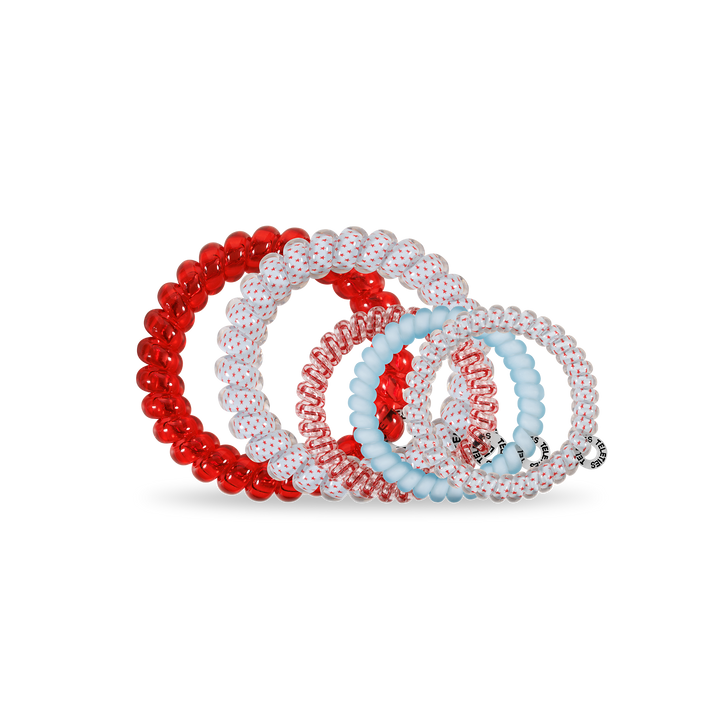 TELETIES - Spiral Hair Coils | Mix Pack | Oh My Stars! Hair Ties