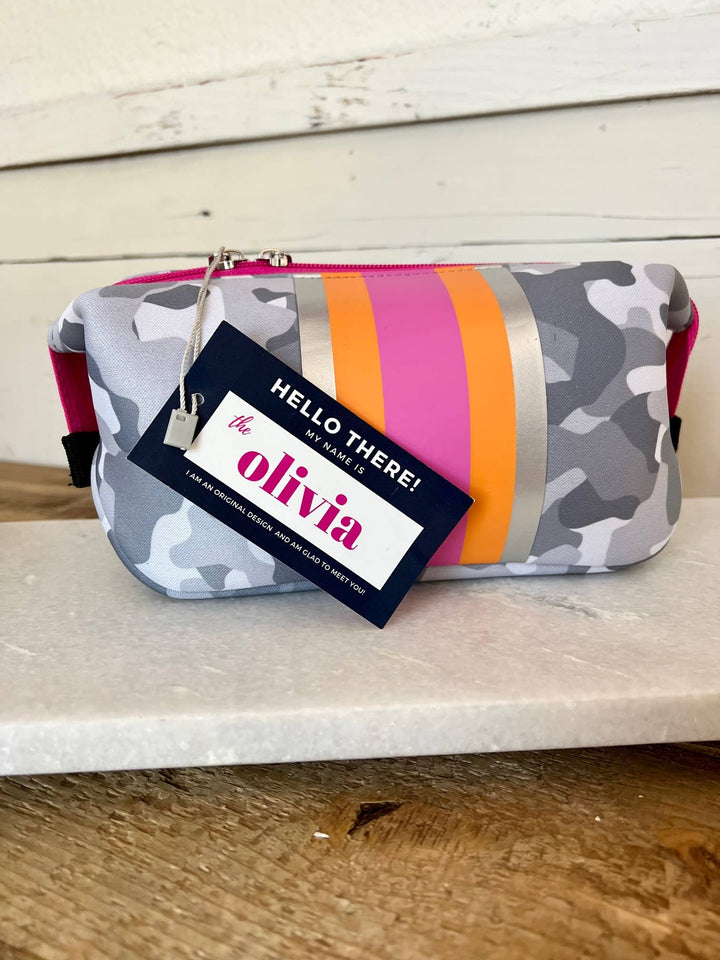 TAYLOR GRAY - The Olivia Small Neoprene Makeup Bag | shoptaylorgray
