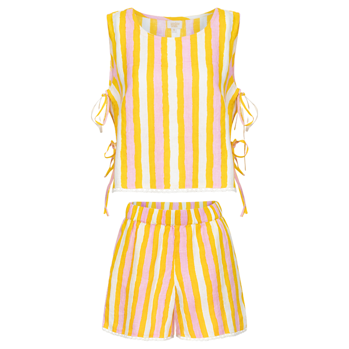 Sunshine Tienda - Sunkissed Stripe Coco Set: M
