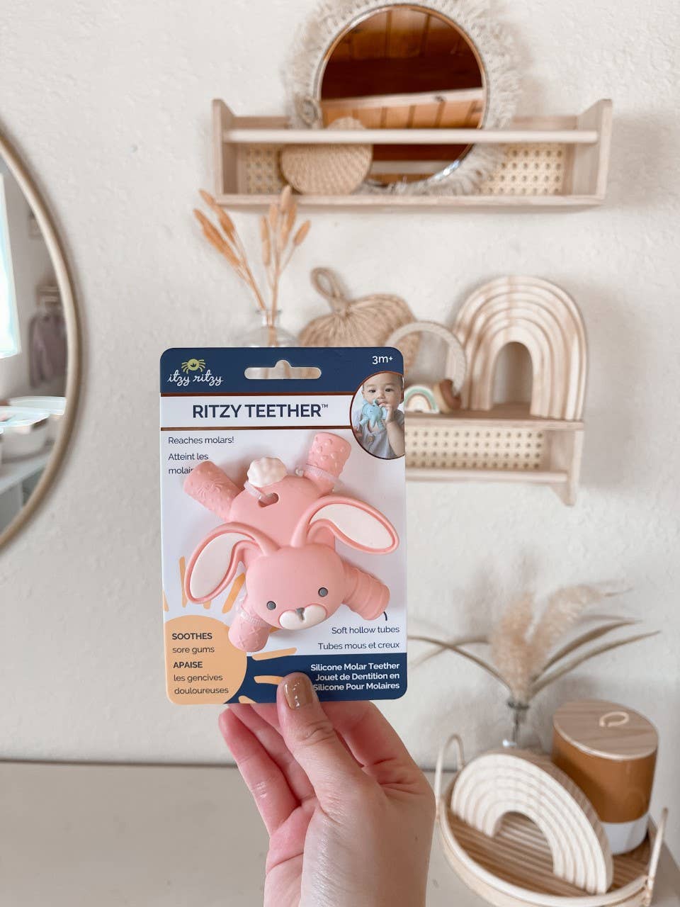 Itzy Ritzy - Ritzy Teether™ Baby Molar Teether: Bunny