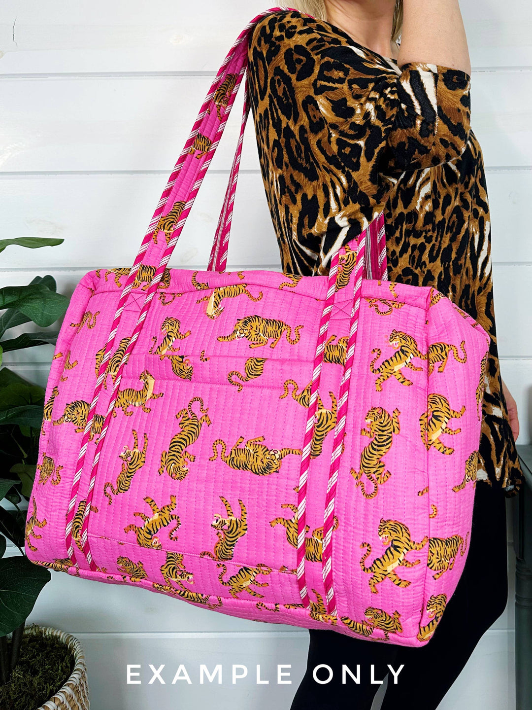 Folklore Couture - Quilted Duffle Bags | Block Print | Weekender Bag | Floral