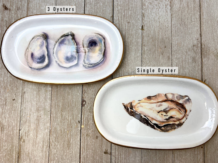 Michelle Allen Designs - Ceramic Jewelry tray- large: Pastel Butterflies