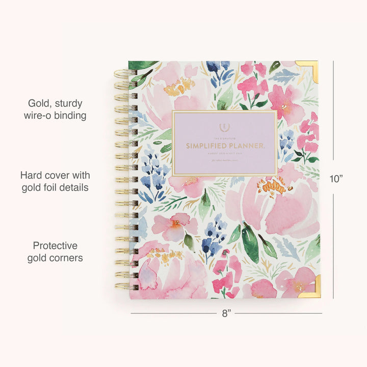 2025-2026 Spiral Weekly Simplifed Planner