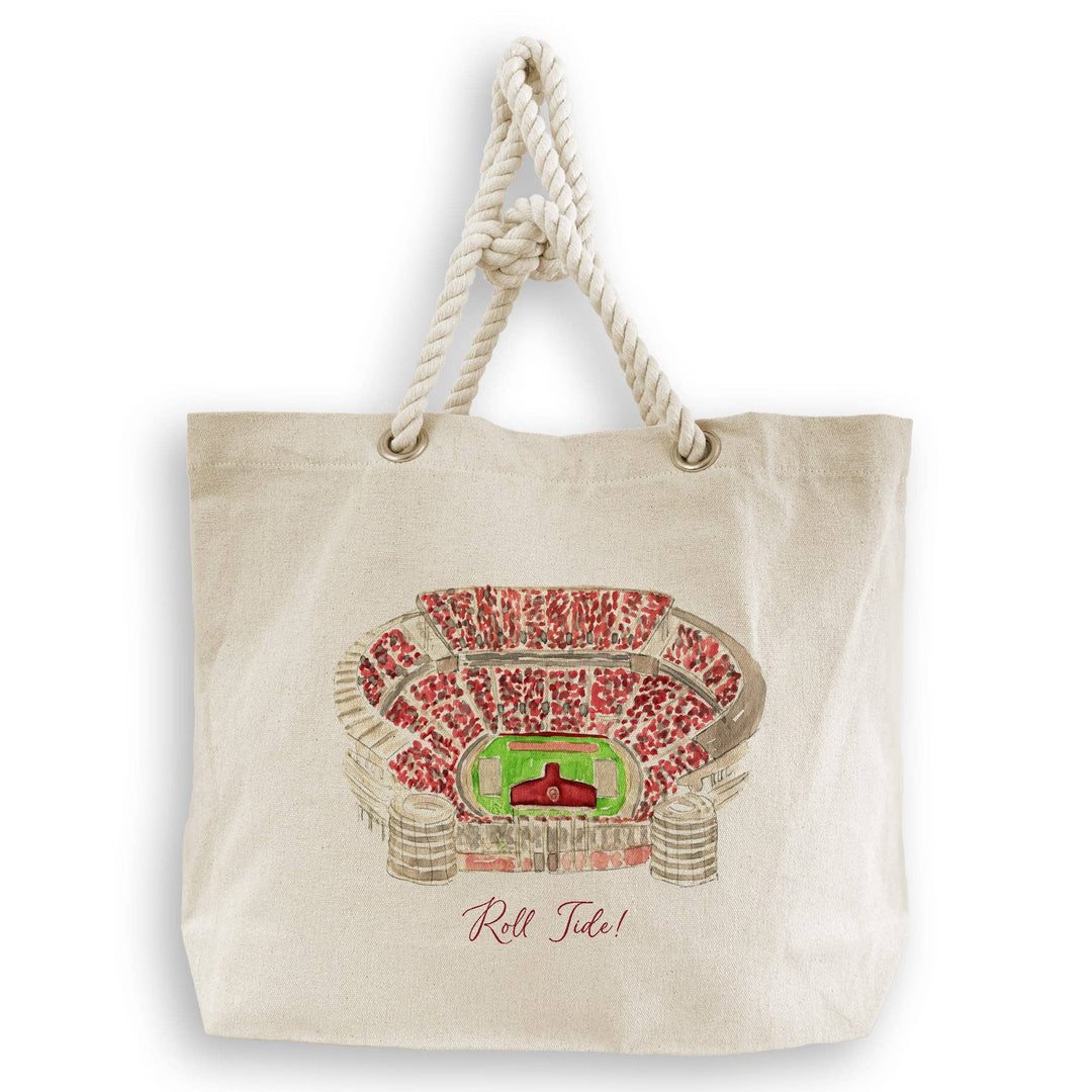 French Graffiti - Alabama Football Stadium with Quote: Dishtowel