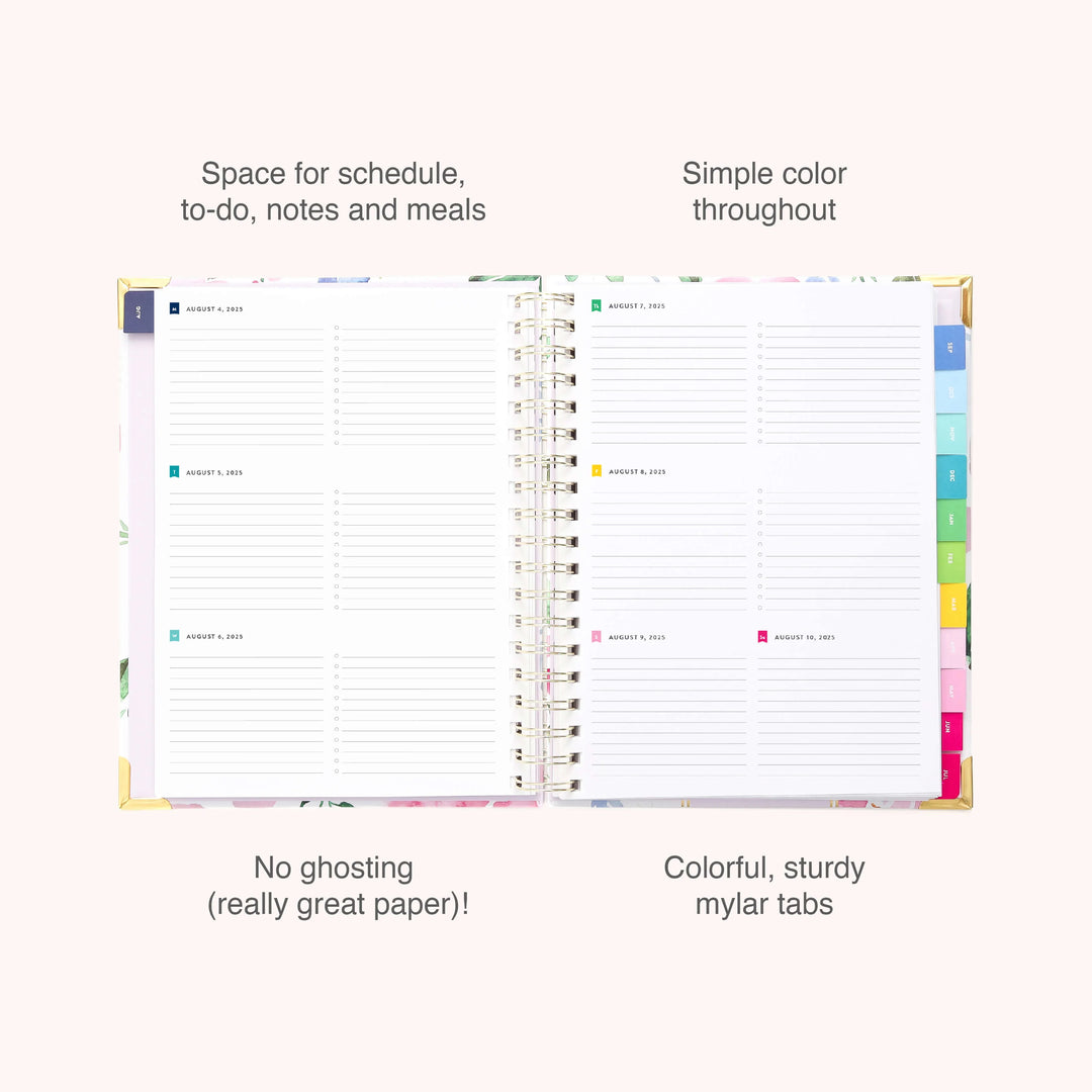 2025-2026 Spiral Weekly Simplifed Planner
