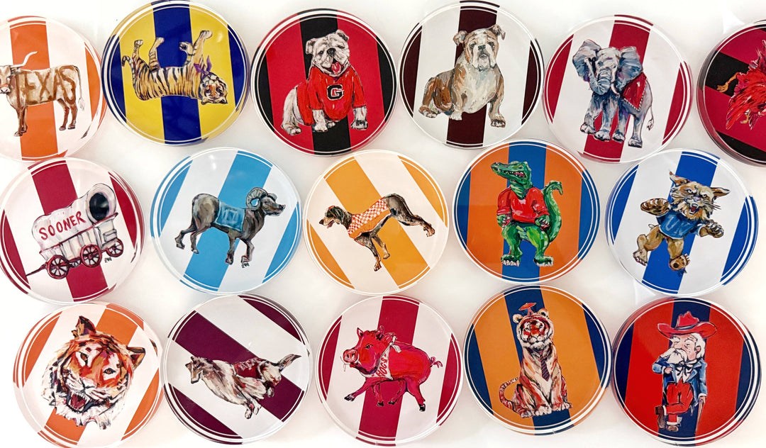 Lauren Dunn - ELEPHANT GAME DAY COASTER single coaster