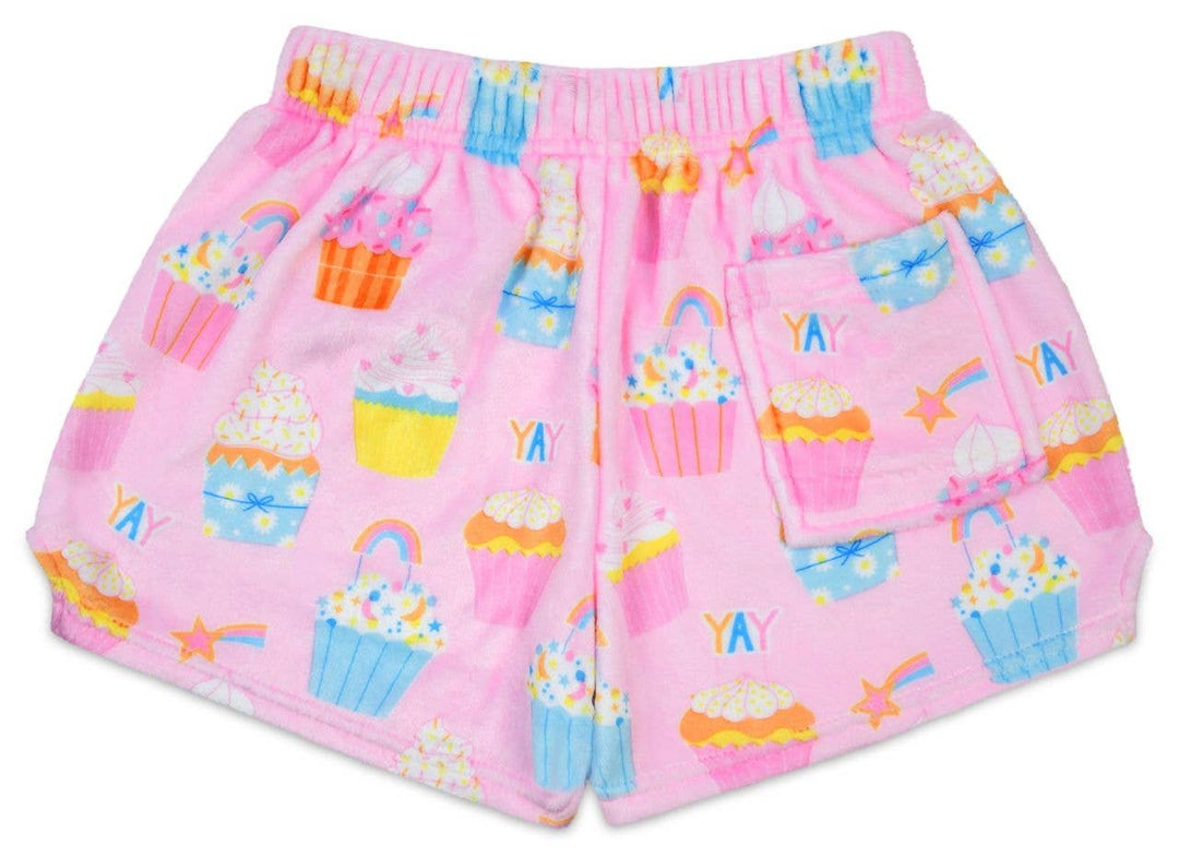 Iscream - Cupcake Party Plush Shorts-XS