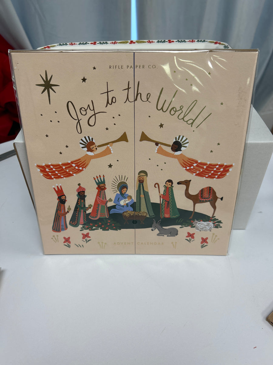 RIFLE PAPER CO. Advent Calendar Printed in Full Color and Foil Stamp