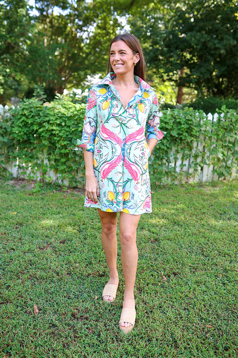 Mint Chinois© Shirt Dress Short