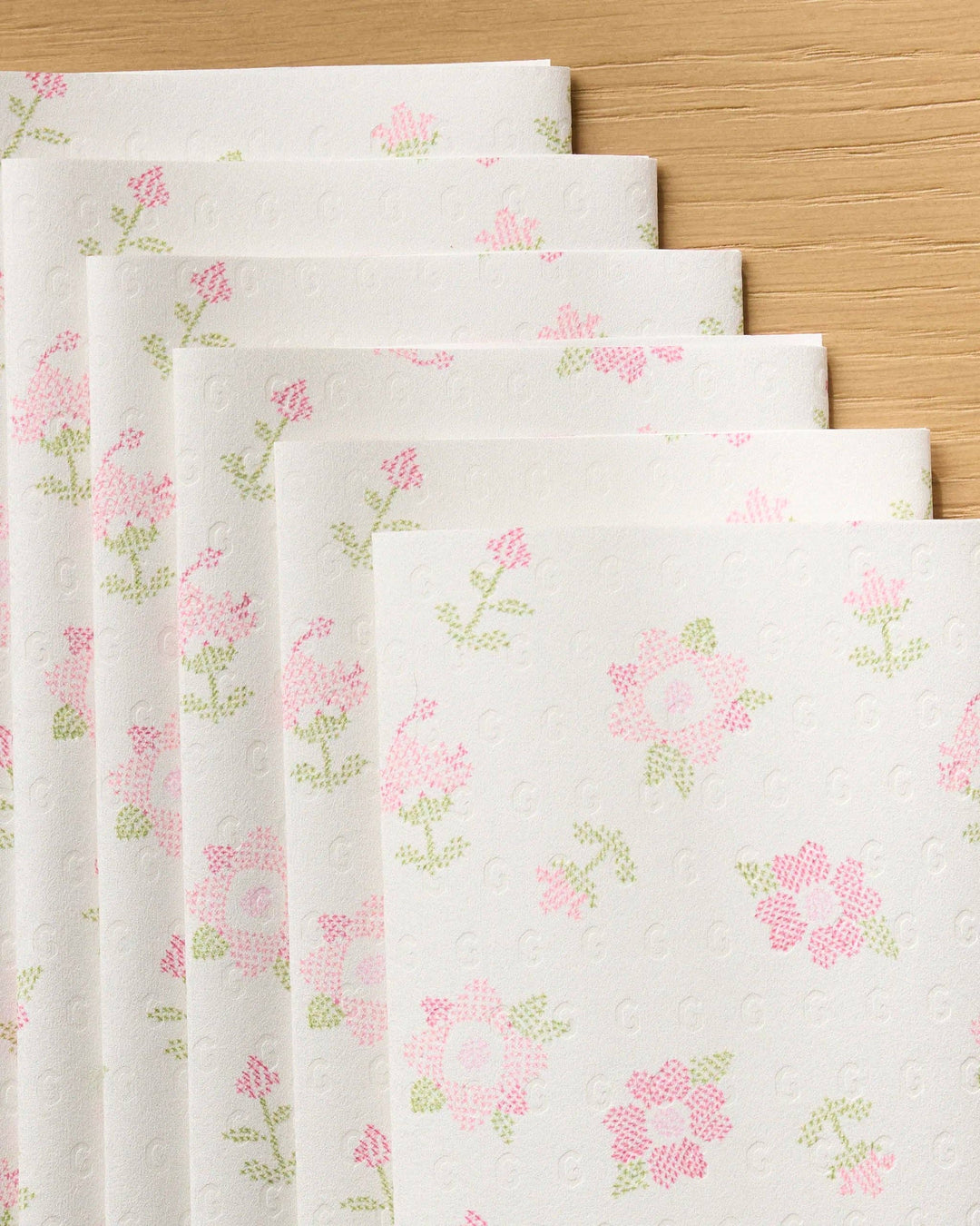 Geometry - Cross Stitch Floral Not Paper Towel Set