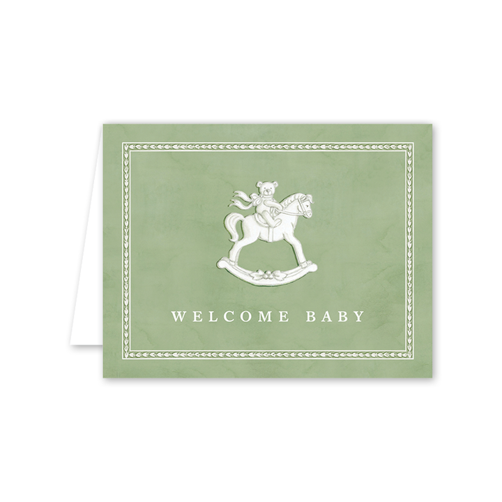 Dogwood Hill - Porcelain Verte Baby: Single Card