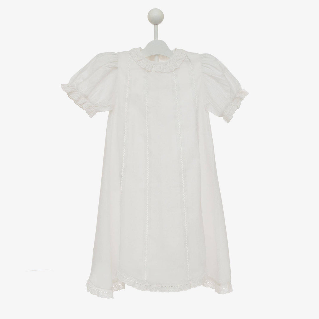 Lenora - BABY SPENCER  DAYGOWN - White / 3/6 M