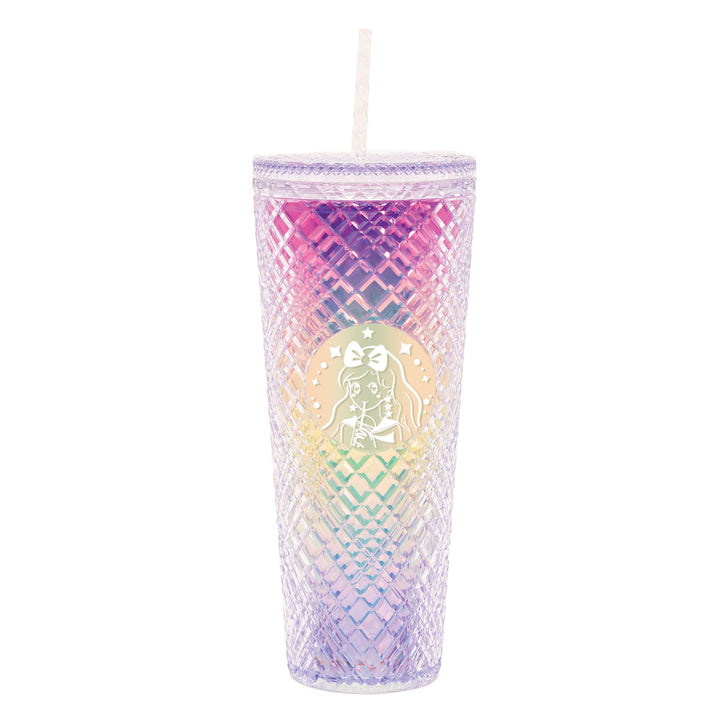 Tall Dazzling Jewel Holographic Tumbler - Sunset