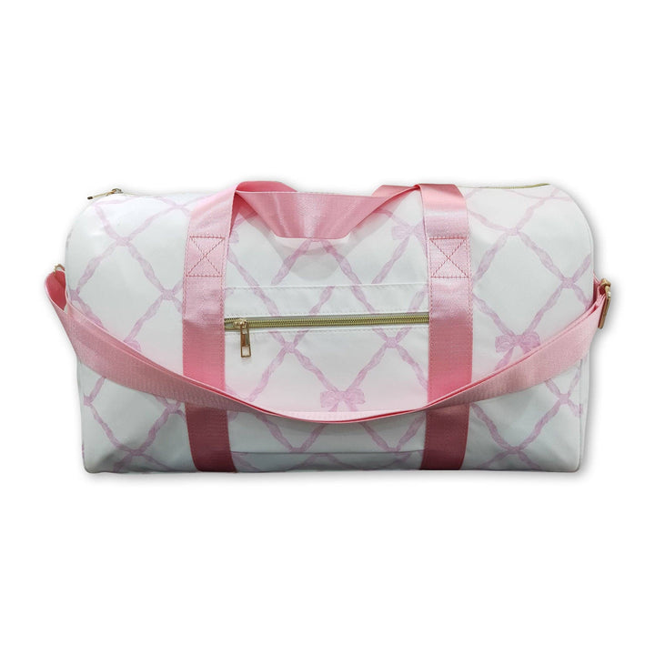 Yawoo Garments - Pink bow duffel bag