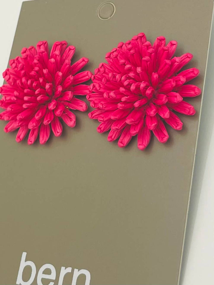 TWO FORTY TWO - SPRING - Charming Floral Stud (pink) BER874
