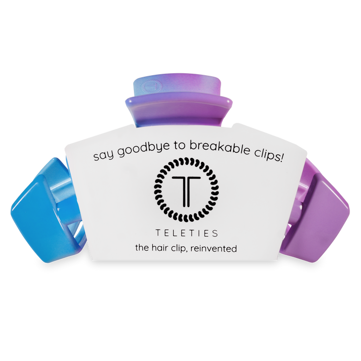 TELETIES - Classic Hair Clip | Large | Miami Vice