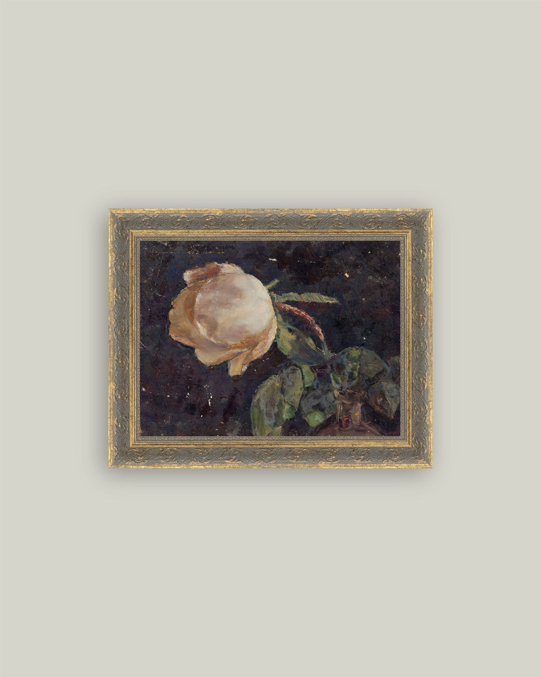 Petal Lane Home - Vase with Rose: 7x5