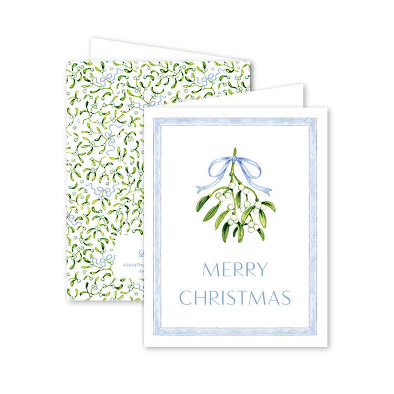 Dogwood Hill - Isla Bahia Mistletoe Blue: Single Card