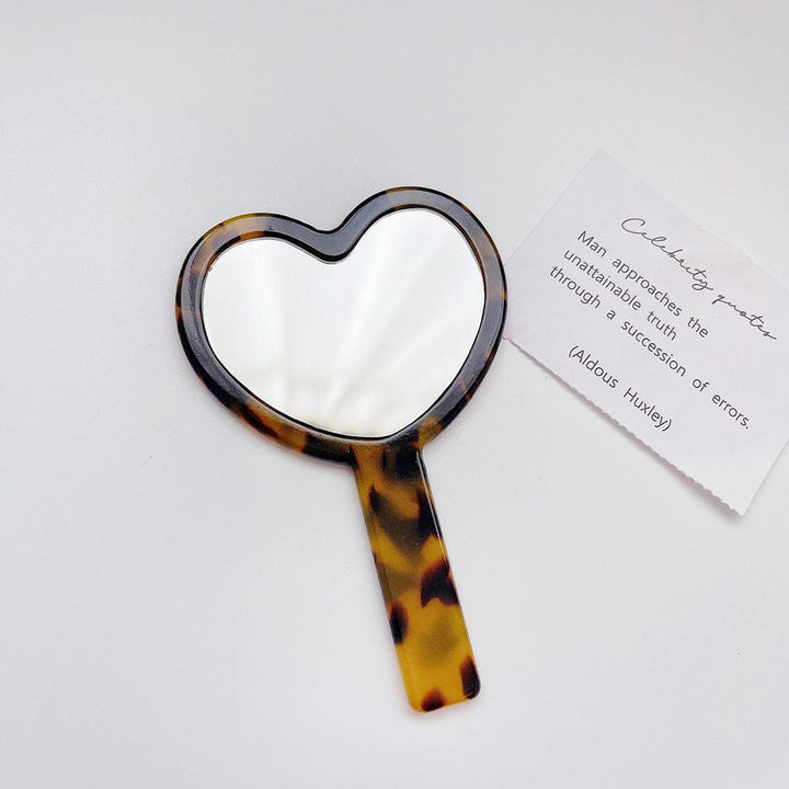 ACCITY - Retro Acetate Compact Mirror Geometric/Heart_CWMM6373: PINK / (OS) 1