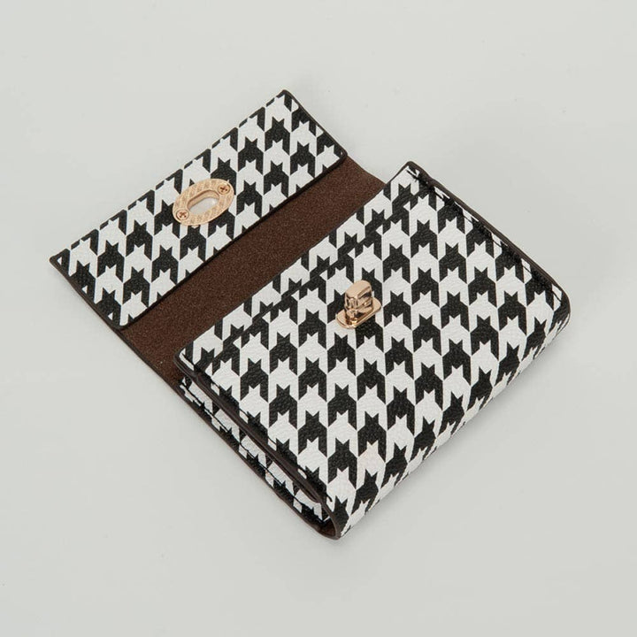 Sensibling Corp. - Faux Leather Card Holder Wallet: Red,White