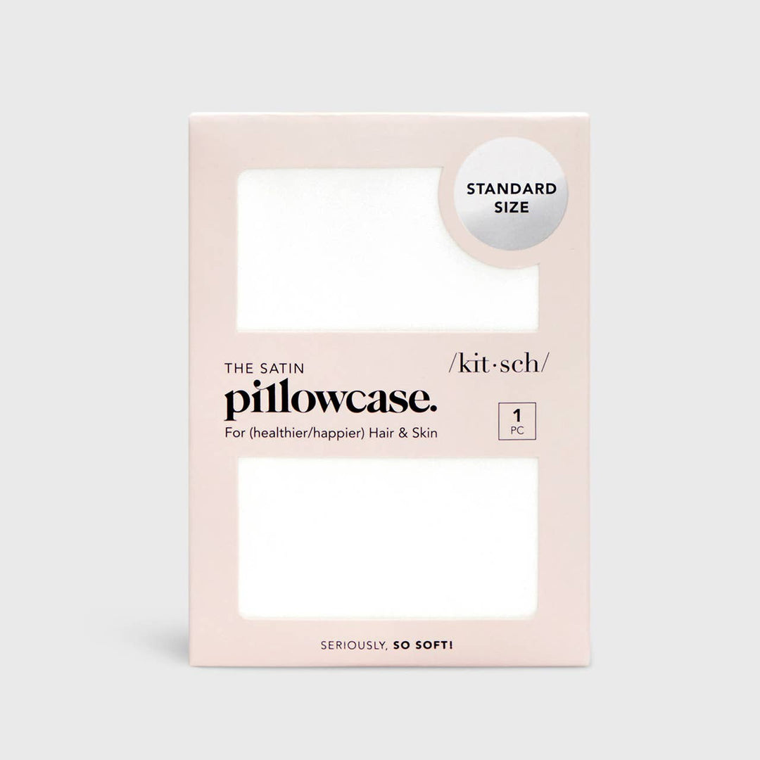 KITSCH - Satin Pillowcase Standard - Ivory