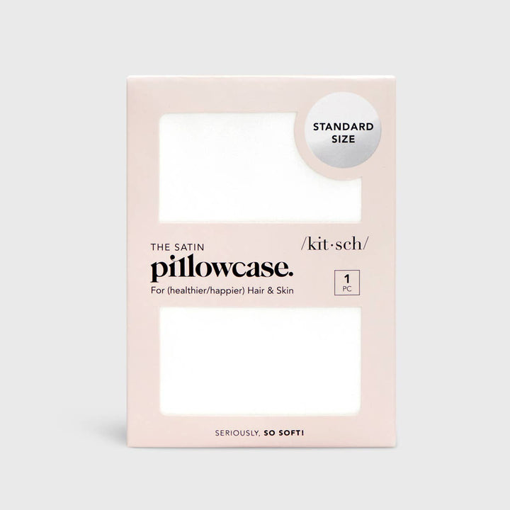 KITSCH - Satin Pillowcase Standard - Ivory