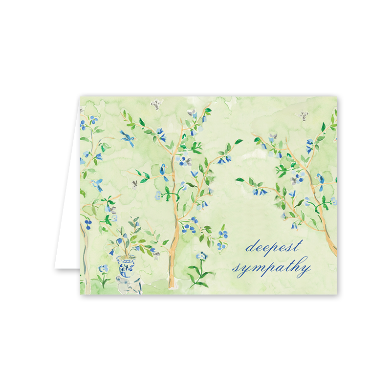 Dogwood Hill - Bespoke Chinoiserie Sympathy: Single Card