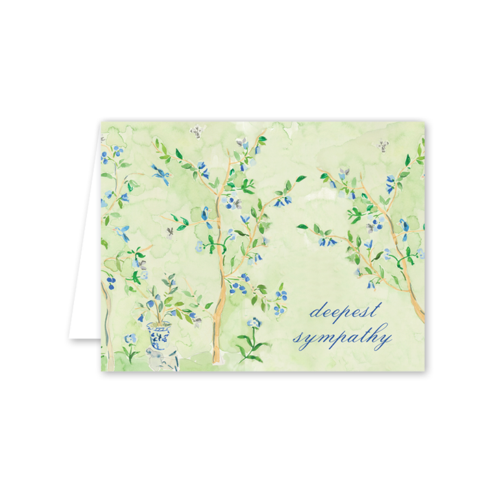 Dogwood Hill - Bespoke Chinoiserie Sympathy: Single Card
