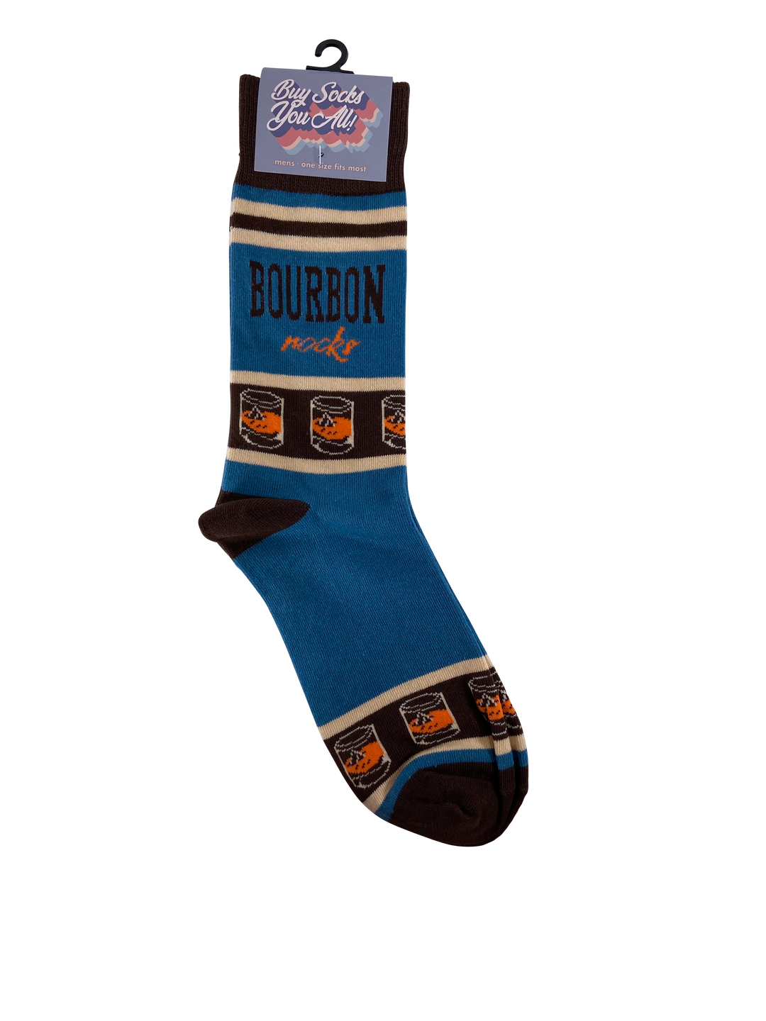Buy Socks You All - Bourbon Rocks - Men's Socks