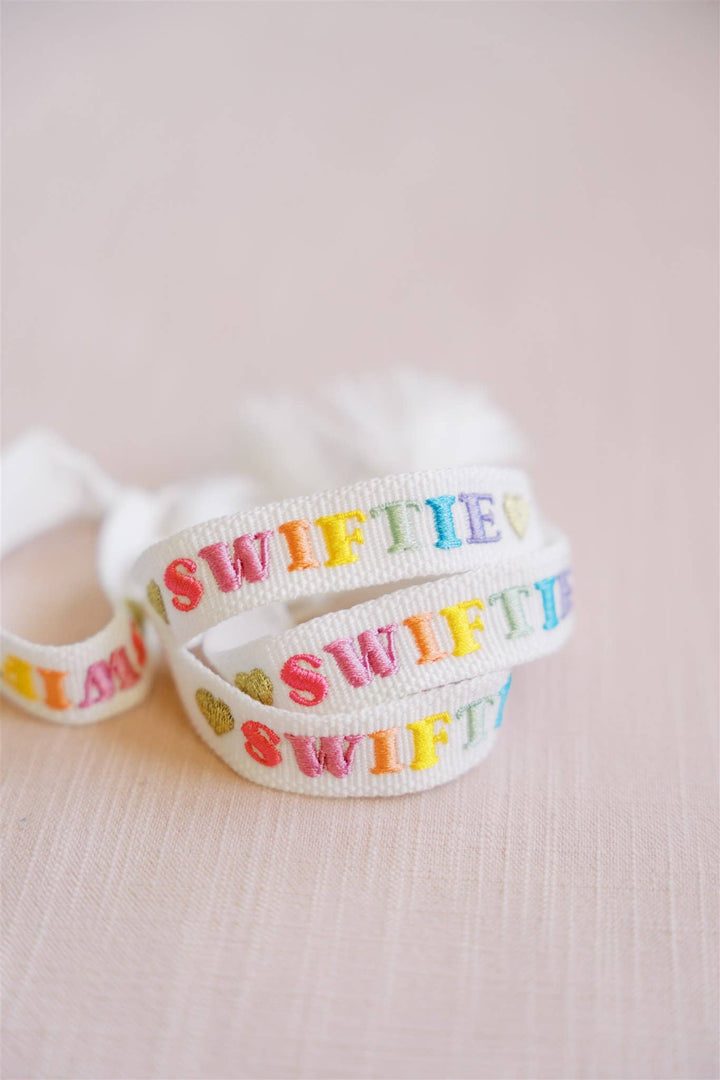 Gracefully Made Art - SALE Rainbow Swiftie Woven Bracelet