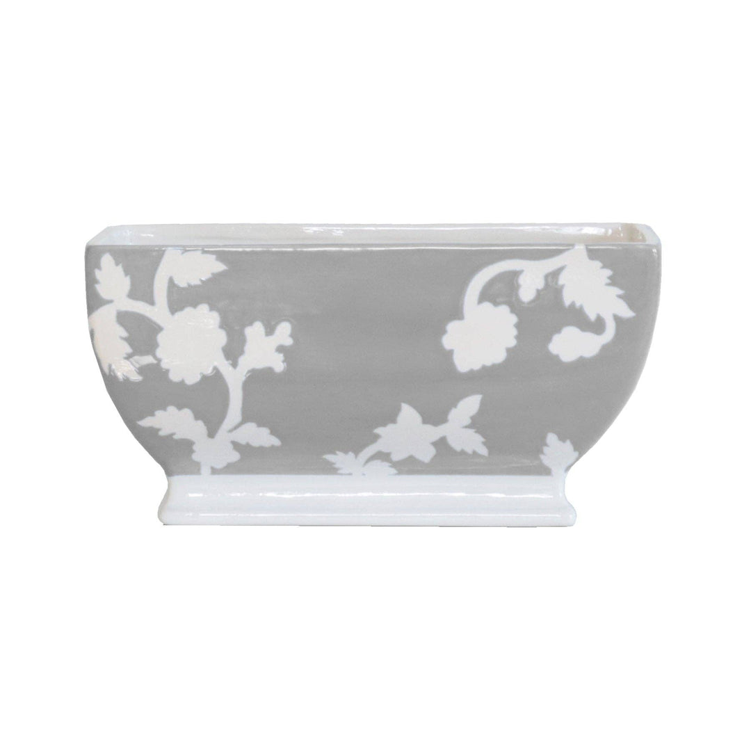Lo Home by Lauren Haskell Designs - Chinoiserie Dreams Planter: French Blue