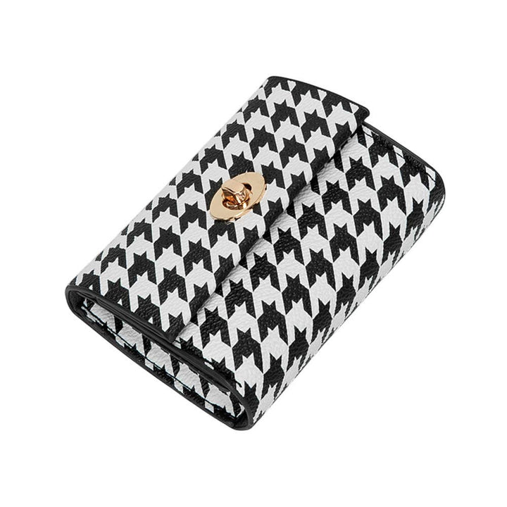 Sensibling Corp. - Faux Leather Card Holder Wallet: Red,White