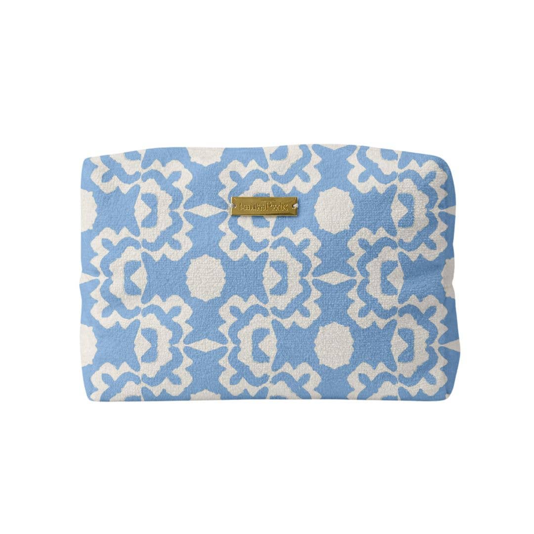Laura Park Designs - Aspen Chambray Terry Beach Pouch: One Size
