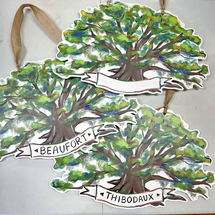 Home Malone - Oak Tree Door Hanger Geneva, AL