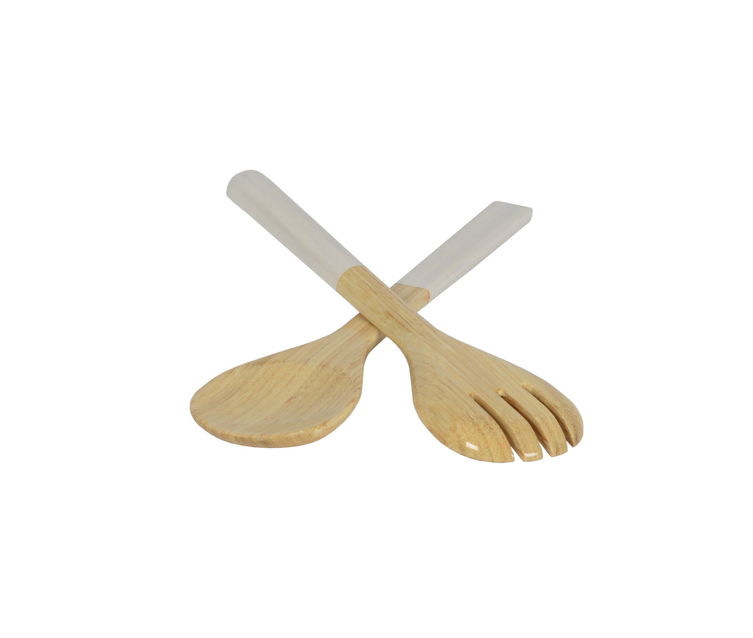 Small Salad Server - White