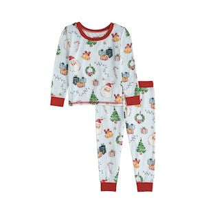 Blue Christmas Pj Set