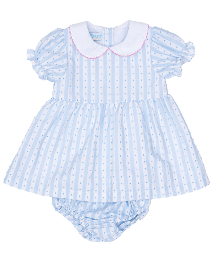 Ella Blue Stripe Breeze Bloomer Set